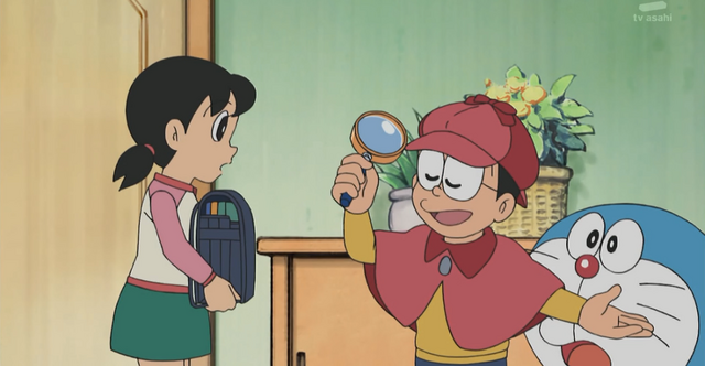 File:Nobita wearing Sherlock Holmes Set.png