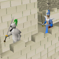 Ice barrage animation