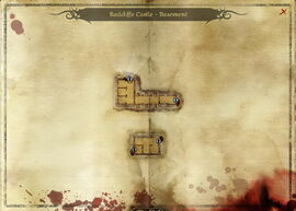 Map-Redcliffe Castle - Basement