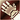 Heavy gloves red DA2