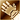 Heavy gloves gold DA2