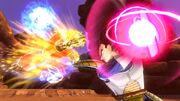 DBX Female Super Saiyan Future Warrior fighting Vegeta (Saiyan Saga) 08-21-14