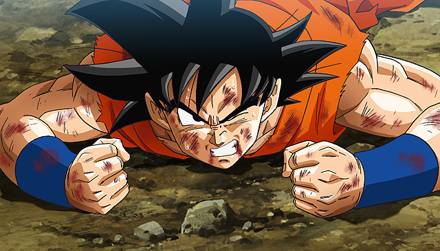 Resultado de imagen de goku herido