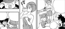 Gokuandbulmadrinkingjuice