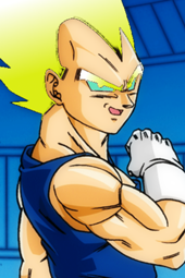 Shining Super Saiyan Vegeta