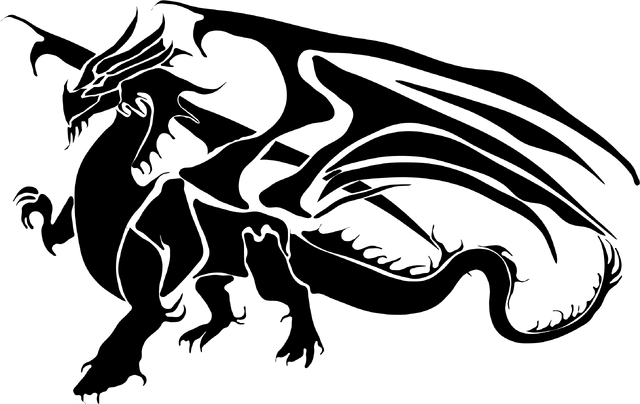 File:Dragon-Silhouette.png