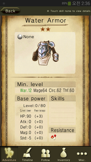 Water Armor