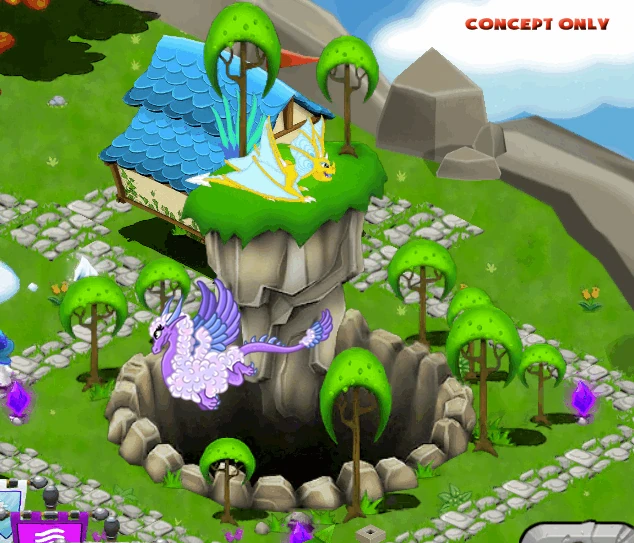 Image Dream Dragon in Habitat Concept.jpg DragonVale Wiki FANDOM