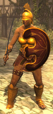 Rhulana in Amazonentracht