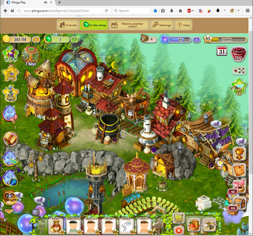 Dreamfields main interface