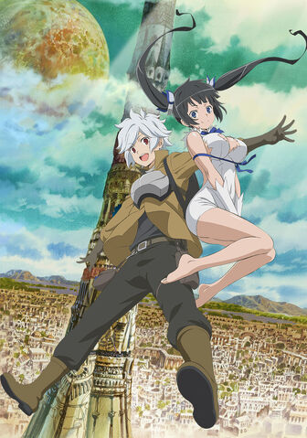 File:Dungeon-ni-Deai-wo-Motomeru-no-wa-Machigatteiru-no-Darou-ka-Anime-Visual.jpg