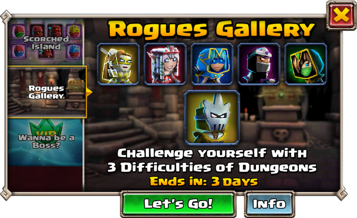 Rogues Gallery Event