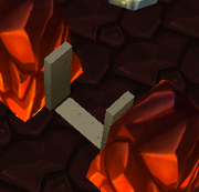 Open stone door
