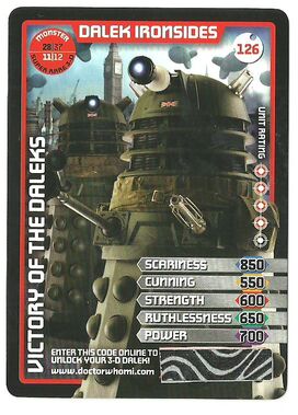 Dalek ironsides-3d super rare