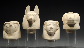Canopic jar lids