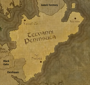 Telvanni Peninsula Map