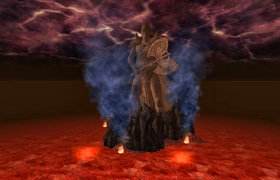 Boethia Statue in Realm