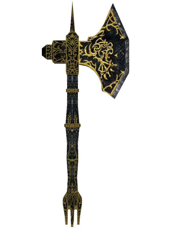 Ebony War Axe (Oblivion) | Elder Scrolls | FANDOM powered by Wikia