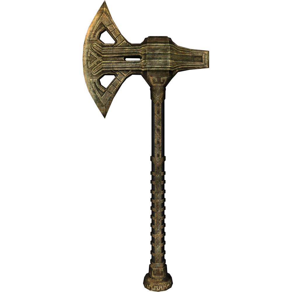 Dwarven War Axe (Skyrim) Elder Scrolls FANDOM powered by Wikia