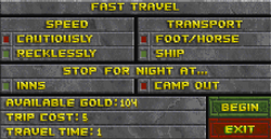 Fast Travel Daggerfall