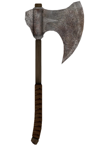 File:Oblivion IronWarAxe.png