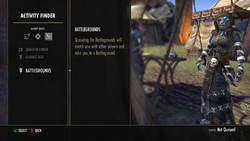 Battlegrounds Activity Finder