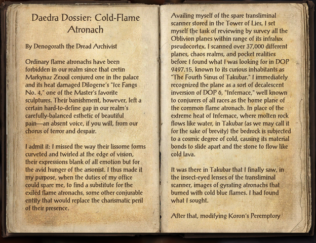 File:Daedra Dossier~ Cold-Flame Atronach.png
