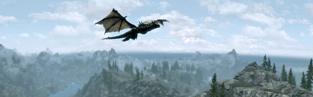 File:Skyrim Panorama Dragon.jpg