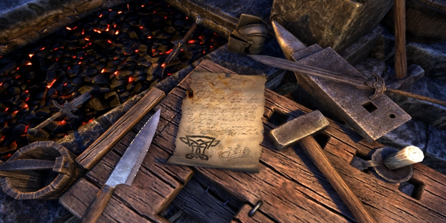 File:Crown Research Scroll, Blacksmithing.png