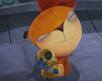 Merl hugs Nutty Buddy