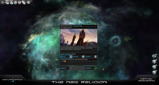 Virtual Awakening Random Event The New Religion