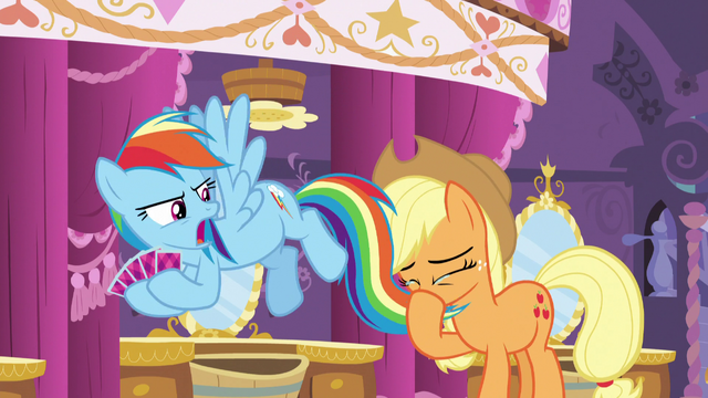 File:ApplejackNoseBlowing.png