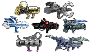 EBF5 Guns Concept Art