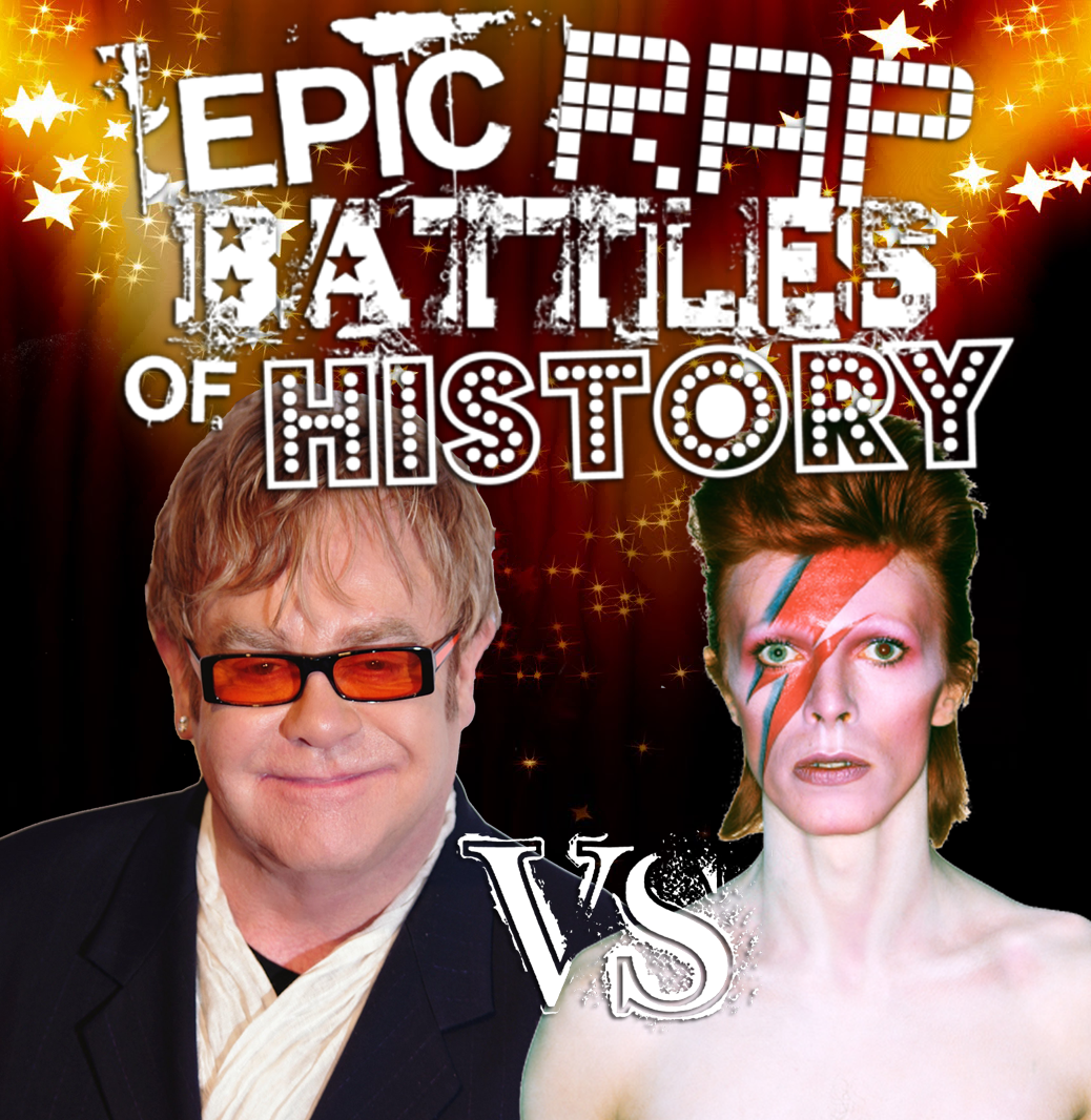 Image - David Bowie vs Elton John cover.png | Epic Rap Battles of History Wiki ...1038 x 1066