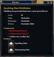 Sparkling Dust Distillation