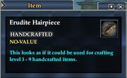 Erudite Hairpiece
