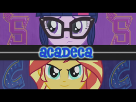Friendship Games ''Acadeca'' music video cover