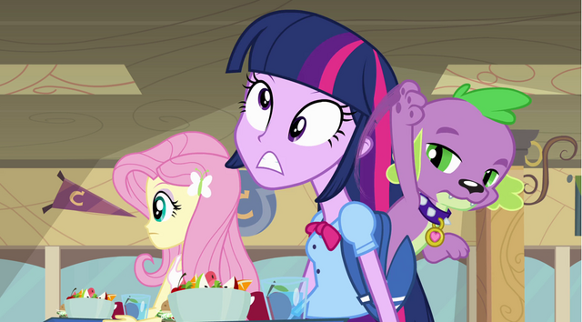 File:Spike hits Twilight's head.png