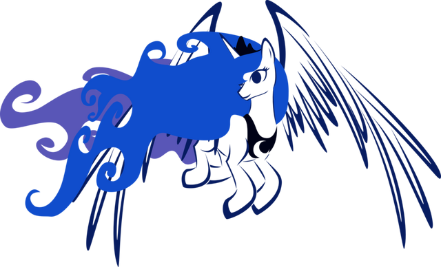 File:FANMADE Princess Luna outline.png