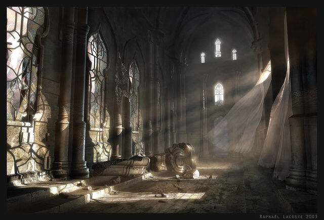 File:Dawn on the Ancient Hall by Raphael Lacoste.jpg