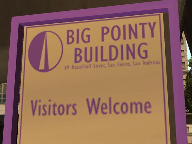 Archivo:Big Pointy Building cartel.jpg