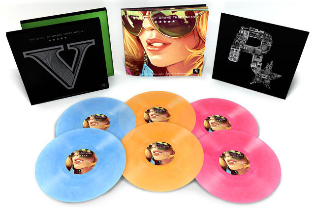 Grand theft auto v-vinilo