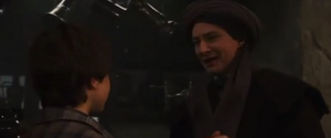P1 Quirrell se encuentra con Harry por primera vez