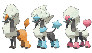 Furfrou (diferentes apariencias)