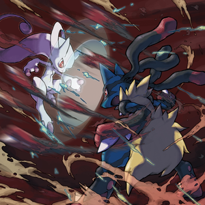 Mega Mewtwo vs Mega Lucario.png