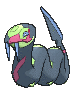 Imagen de Seviper variocolor en Pokémon X, Pokémon Y, Pokémon Rubí Omega, Pokémon Zafiro Alfa, Pokémon Sol y Pokémon Luna