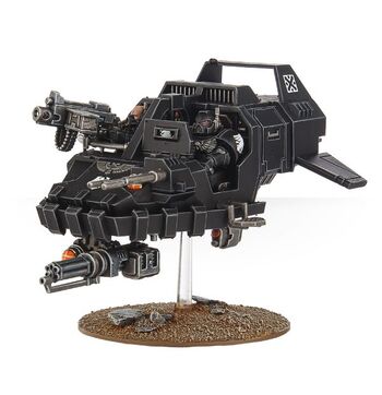 Land Speeder Bólter Pesado Cañón de Asalto Guardia del Cuervo Fuerza Sombría Solaq
