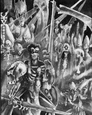 Segadores Siniestros Eldars 2ª Edición John Blanche ilustración