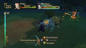 Frederic and Polka Battling Forest Boar