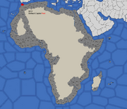 "Map showing province that can form Tangiers"